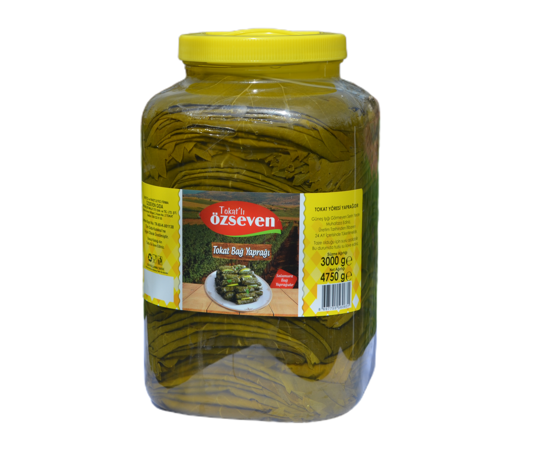 TOKAT YAPRAĞI ÖZSEVEN 4750 GR