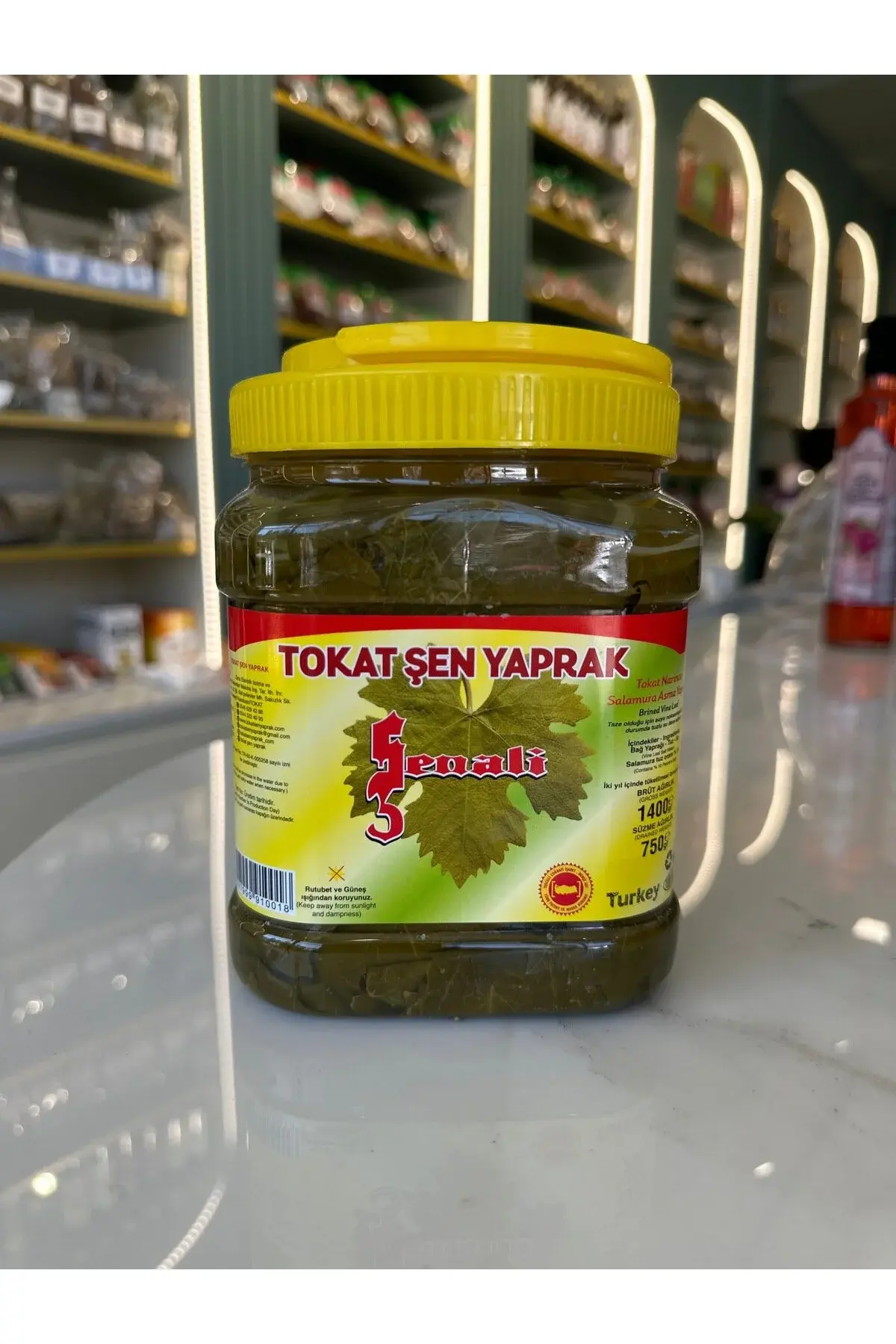 TOKAT YAPRAĞI ASMA YAPRAK BAĞ YAPRAĞI bürüt 1400 gr