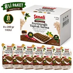 TOKAT USULÜ ZEYTİNYAĞLI YAPRAK SARMA 200GR 8 ADET
